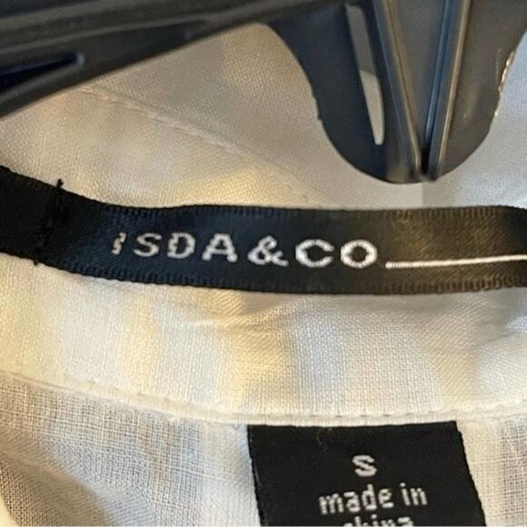 ISDA & CO Soft Cotton Dress, Topper, Resort, Beach, Vacation, Minimalist S - Picture 4 of 7